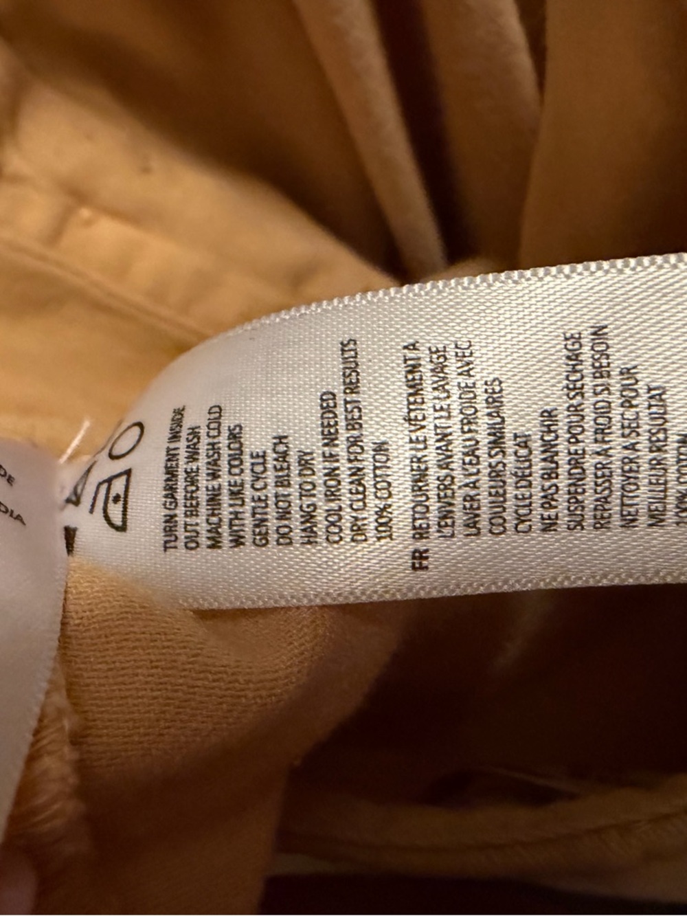 Yellow Button-Front Overalls - Picture 8 of 9